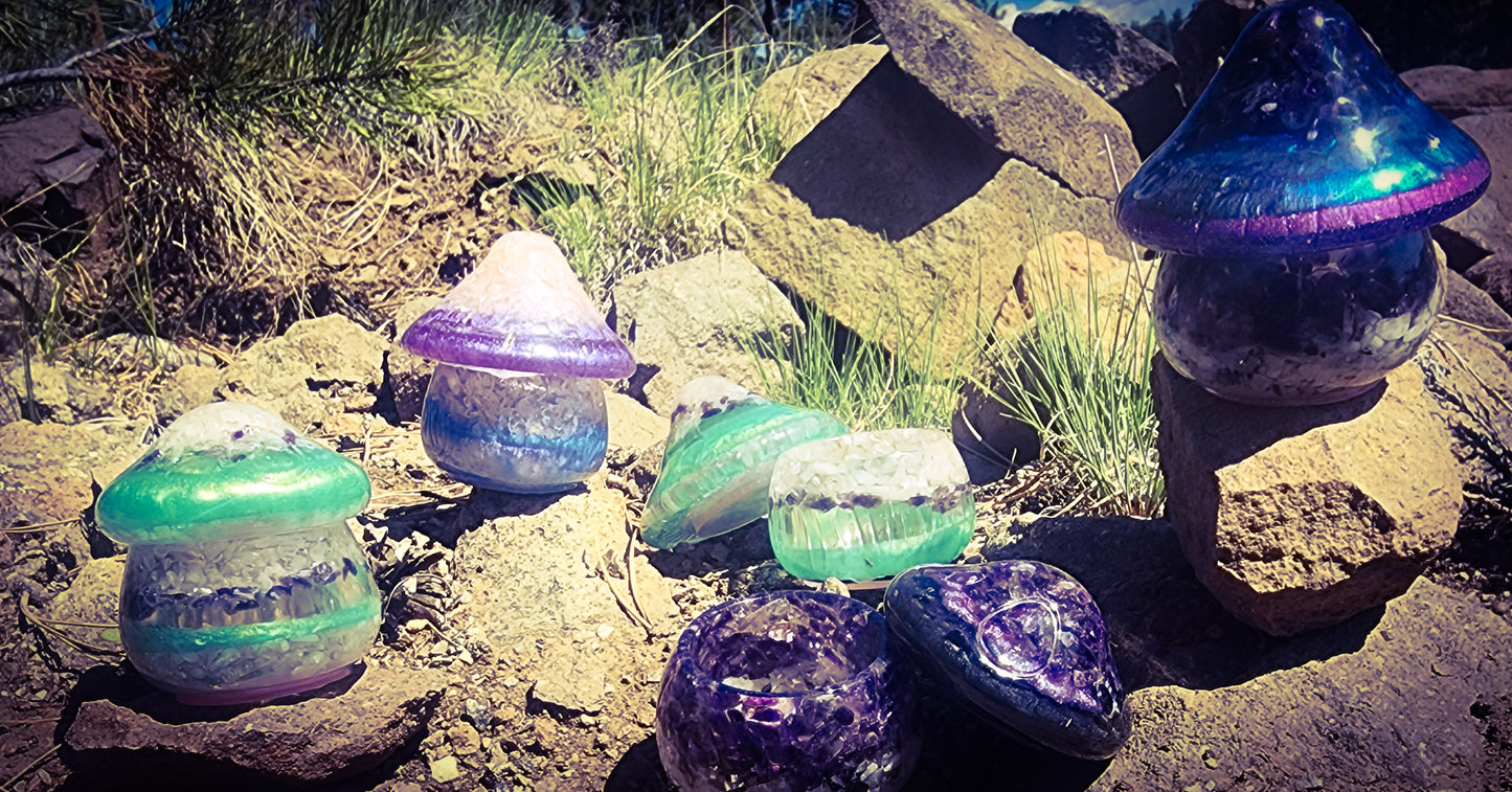 Resin Mushroom Container- Customs